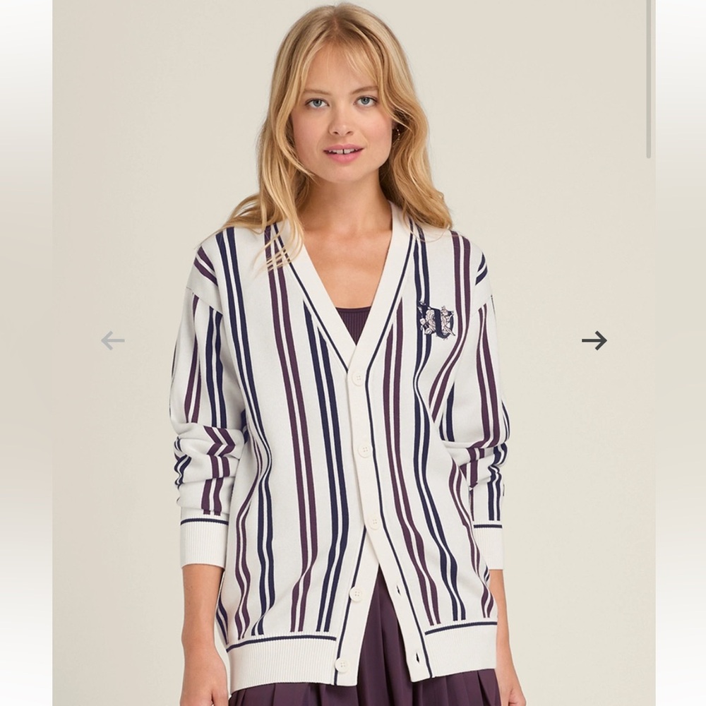 Wilson Striped Throwback Cardigan